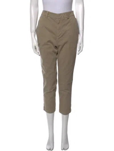 Pre-owned Brunello Cucinelli Straight Leg Pants In Neutral