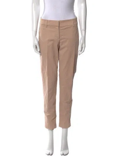 Pre-owned Brunello Cucinelli Straight Leg Pants In Neutral