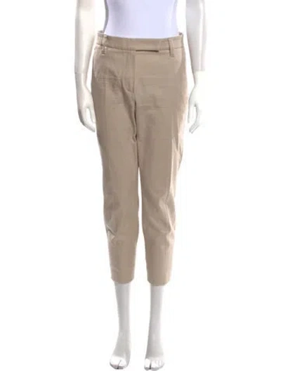 Pre-owned Brunello Cucinelli Straight Leg Pants In Neutral
