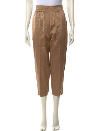 Pre-owned Brunello Cucinelli Straight Leg Pants In Neutral