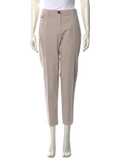 Pre-owned Brunello Cucinelli Straight Leg Pants In Neutral