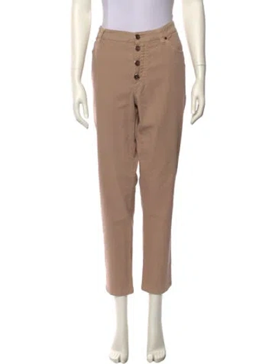 Pre-owned Brunello Cucinelli Straight Leg Pants In Neutral