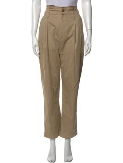 Pre-owned Brunello Cucinelli Straight Leg Pants In Neutral
