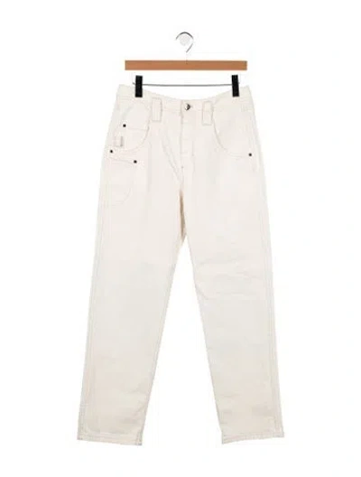 Pre-owned Brunello Cucinelli Straight Leg Pants In Neutral