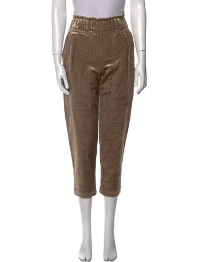 Pre-owned Brunello Cucinelli Straight Leg Pants In Neutral