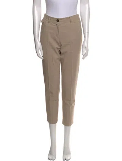 Pre-owned Brunello Cucinelli Straight Leg Pants In Neutral