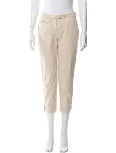 Pre-owned Brunello Cucinelli Straight Leg Pants In Neutral