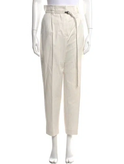 Pre-owned Brunello Cucinelli Straight Leg Pants In Neutral