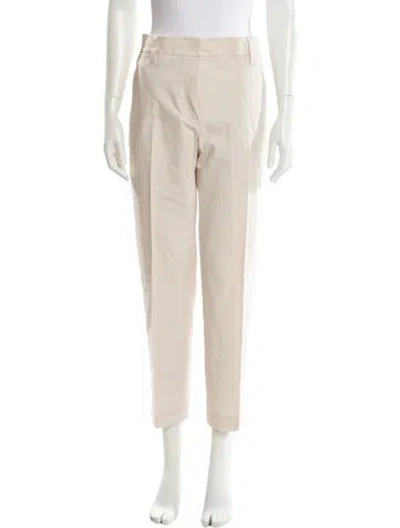 Pre-owned Brunello Cucinelli Straight Leg Pants In Neutral