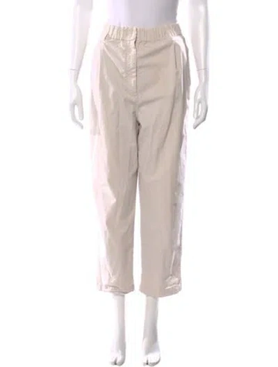 Pre-owned Brunello Cucinelli Straight Leg Pants In Neutral