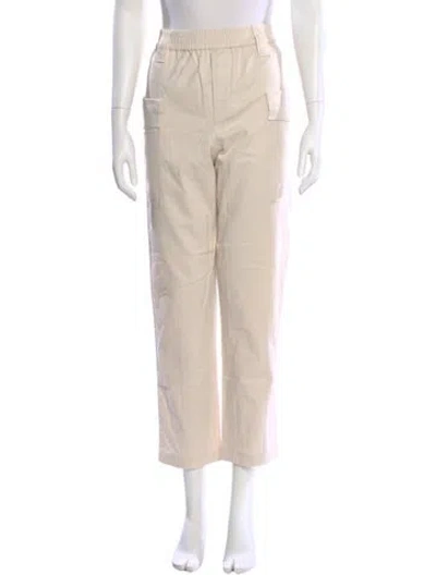 Pre-owned Brunello Cucinelli Straight Leg Pants In Neutral