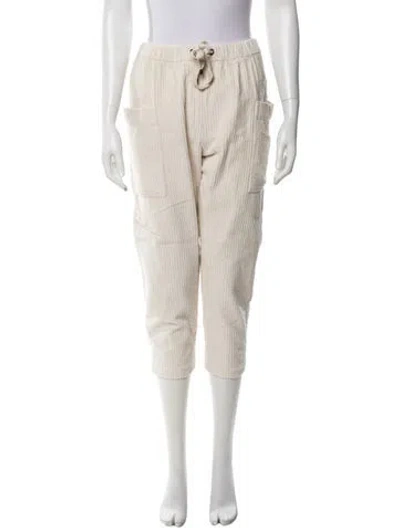 Pre-owned Brunello Cucinelli Straight Leg Pants In Neutral