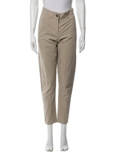 Pre-owned Brunello Cucinelli Straight Leg Pants In Neutral