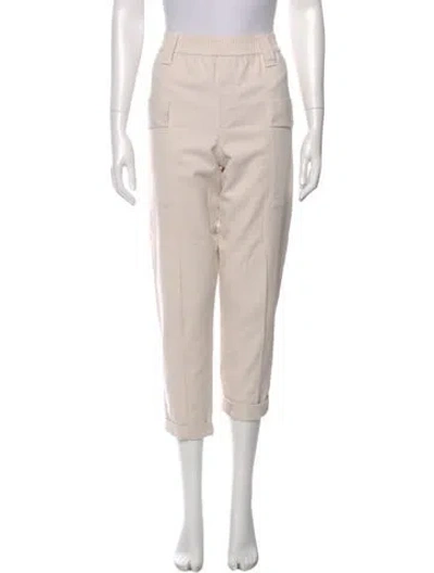 Pre-owned Brunello Cucinelli Straight Leg Pants In Neutral