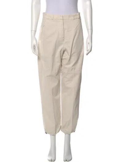 Pre-owned Brunello Cucinelli Straight Leg Pants In Neutral