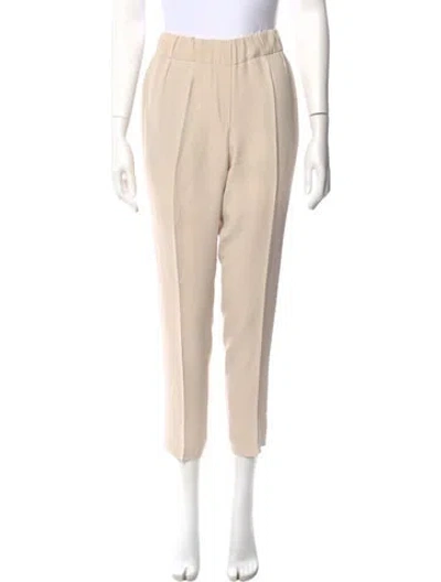 Pre-owned Brunello Cucinelli Straight Leg Pants In Neutral