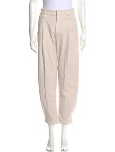 Pre-owned Brunello Cucinelli Straight Leg Pants In Neutral