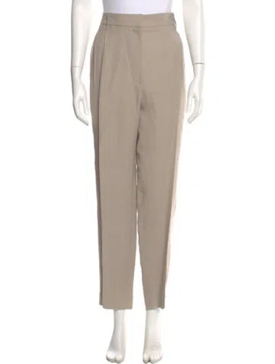 Pre-owned Brunello Cucinelli Straight Leg Pants In Neutral