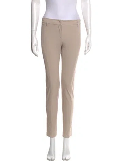 Pre-owned Brunello Cucinelli Straight Leg Pants In Neutral