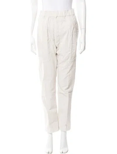 Pre-owned Brunello Cucinelli Straight Leg Pants In Neutral