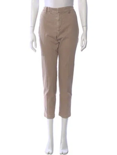 Pre-owned Brunello Cucinelli Straight Leg Pants In Neutral