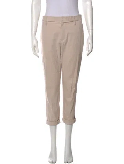 Pre-owned Brunello Cucinelli Straight Leg Pants In Neutral