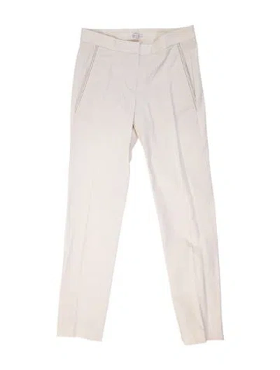 Pre-owned Brunello Cucinelli Straight Leg Pants In Neutral