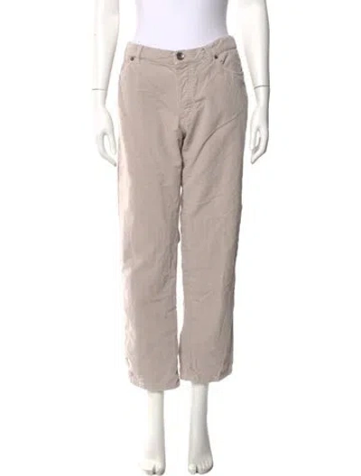Pre-owned Brunello Cucinelli Straight Leg Pants In Neutral
