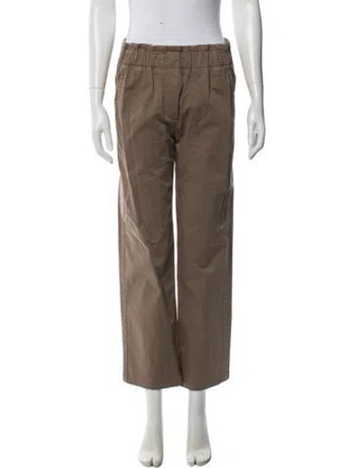 Pre-owned Brunello Cucinelli Straight Leg Pants In Neutral