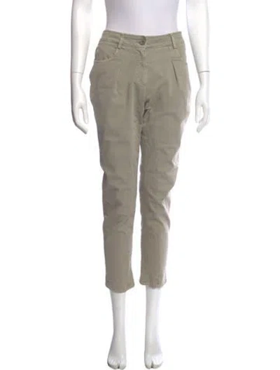 Pre-owned Brunello Cucinelli Straight Leg Pants In Neutral