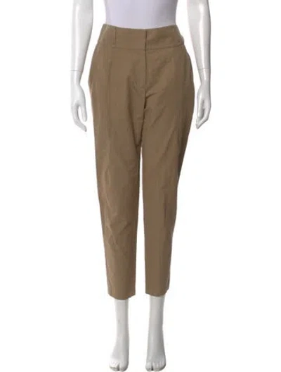 Pre-owned Brunello Cucinelli Straight Leg Pants In Neutral