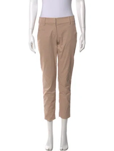 Pre-owned Brunello Cucinelli Straight Leg Pants In Neutral