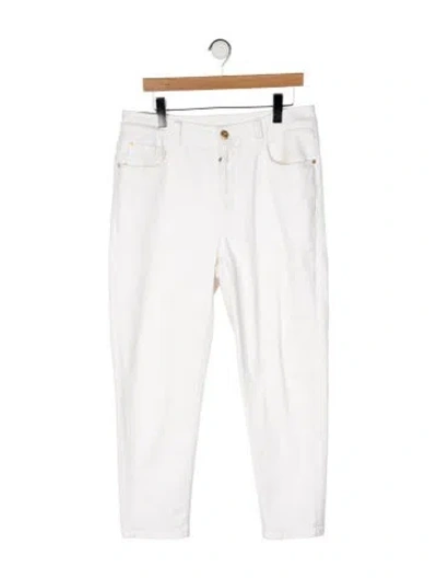 Pre-owned Brunello Cucinelli Straight Leg Pants In Neutral