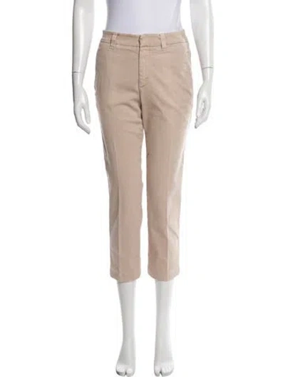 Pre-owned Brunello Cucinelli Straight Leg Pants In Neutral