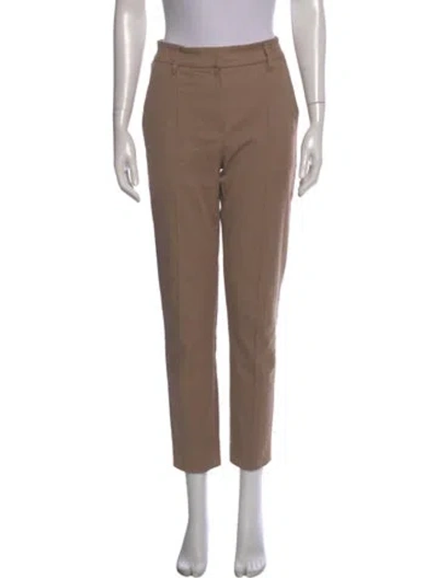 Pre-owned Brunello Cucinelli Straight Leg Pants In Neutral