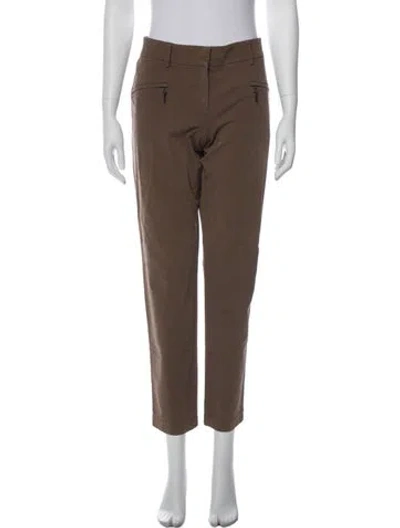 Pre-owned Brunello Cucinelli Straight Leg Pants In Neutral