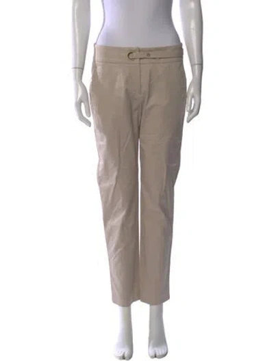 Pre-owned Brunello Cucinelli Straight Leg Pants In Neutral
