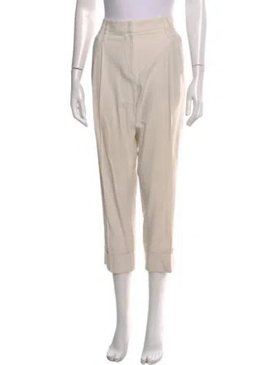 Pre-owned Brunello Cucinelli Straight Leg Pants In Neutral