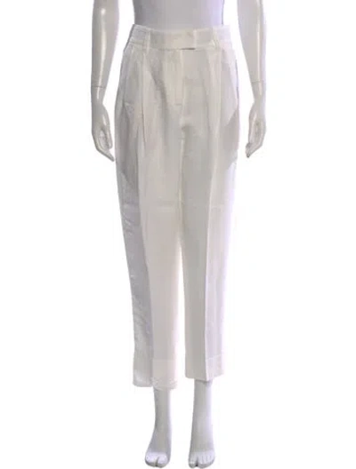 Pre-owned Brunello Cucinelli Straight Leg Pants In Neutral