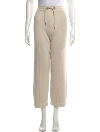 Pre-owned Brunello Cucinelli Straight Leg Pants In Neutral