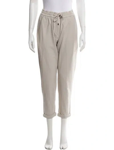 Pre-owned Brunello Cucinelli Straight Leg Pants In Neutral