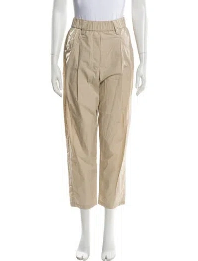 Pre-owned Brunello Cucinelli Straight Leg Pants In Neutral