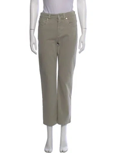 Pre-owned Brunello Cucinelli Straight Leg Pants In Neutral