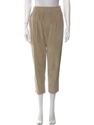 Pre-owned Brunello Cucinelli Straight Leg Pants In Neutral