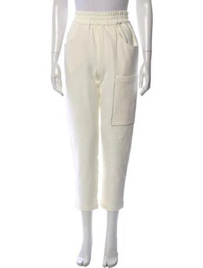 Pre-owned Brunello Cucinelli Straight Leg Pants In Neutral