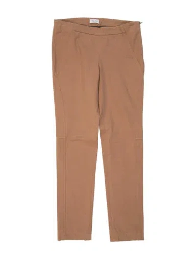 Pre-owned Brunello Cucinelli Straight Leg Pants In Neutral