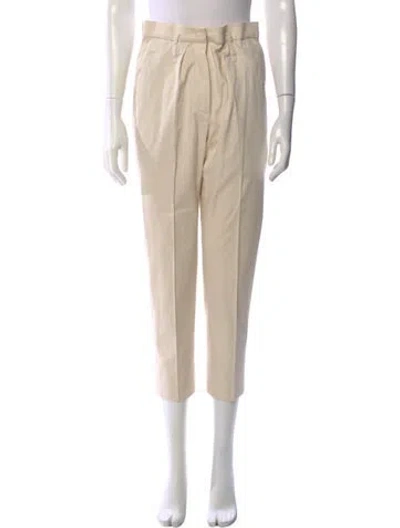 Pre-owned Brunello Cucinelli Straight Leg Pants In Neutral
