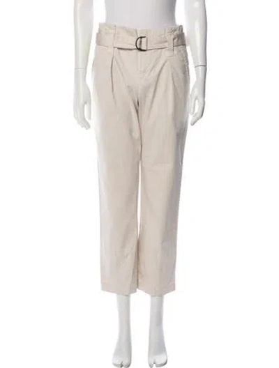 Pre-owned Brunello Cucinelli Straight Leg Pants In Neutral