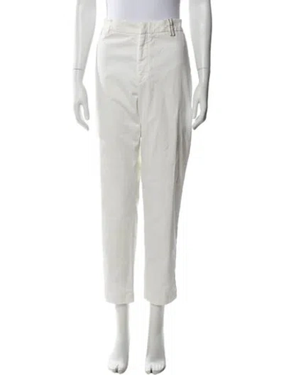 Pre-owned Brunello Cucinelli Straight Leg Pants In Neutral