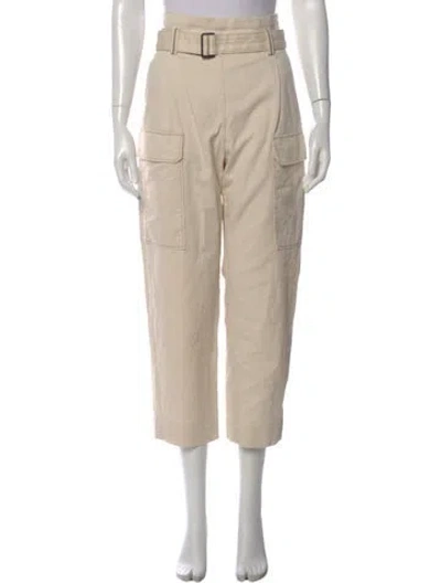 Pre-owned Brunello Cucinelli Straight Leg Pants In Neutral